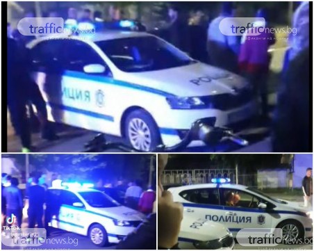 След гонка в Пловдив: Три коли се помляха на възлов булевард