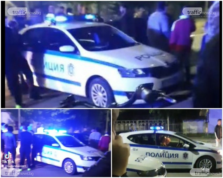 След гонка в Пловдив: Три коли се помляха на възлов булевард