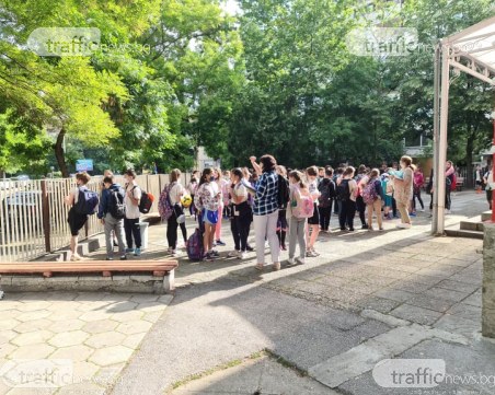 Четвъртокласниците в Пловдив на изпит