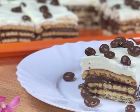 Най-бързата бисквитена торта