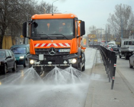 Мият улиците на Пловдив по график, започва след полунощ