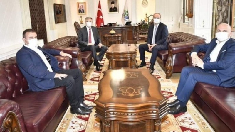 Мустафа Карадайъ на среща с Ердоган