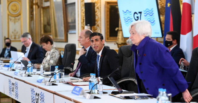 Г-7 се споразумя за глобален минимален корпоративен данък от 15%