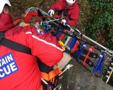 Спасители свалиха пострадала жена от хижа 