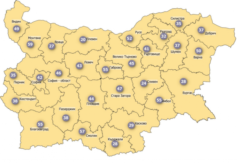 COVID-19 затихва! Цяла България вече е в жълто