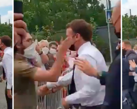 Затвор за човека, ударил шамар на Еманюел Макрон