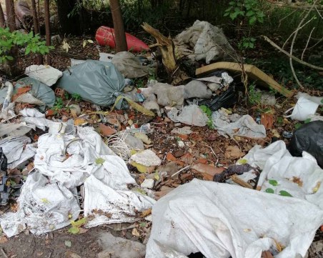 Разчистиха незаконно сметище на старото Асеновградско шосе