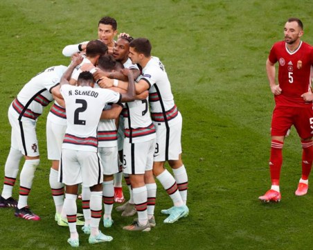 Португалия се развихри в последните минути и вкара три на Унгария