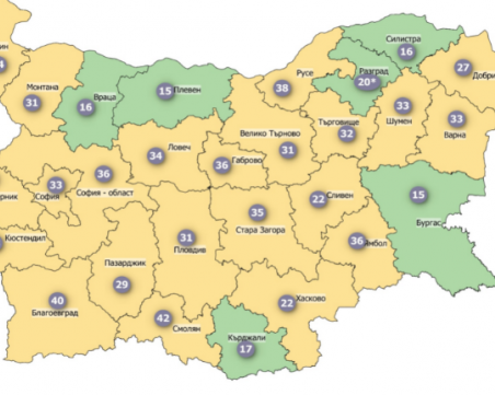 Шест области у нас влязоха в зелената COVID зона