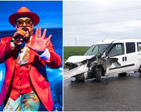 Иван Динев-Устата оцеля в тежка катастрофа на пътя