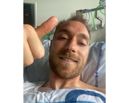 Оперираха Ериксен, имплантираха му кардиовертер дефибрилатор