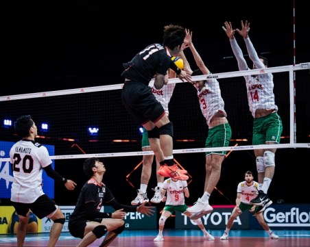 Волейболистите с поражение от Япония във Волейболната лига на нациите