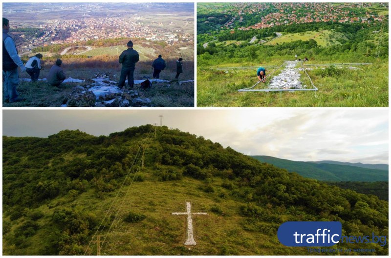 Камък по камък: Как 28-метровият кръст над Марково се превърна в символ на пловдивското село