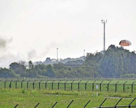 Белгийски изтребител се вряза в сграда в Нидерландия
