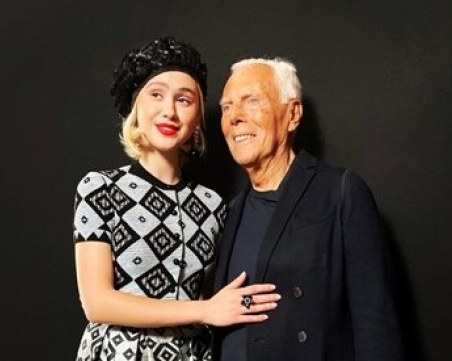 Мария Бакалова се срещна и снима с легендите Джоржо Армани и Ана Уинтур