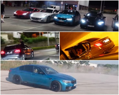 Гонки и екстремни изпълнения: Влогъри с мощни коли превърнаха  Пловдив в писта от 