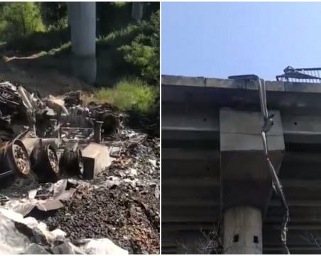 ТИР се пробърна на 