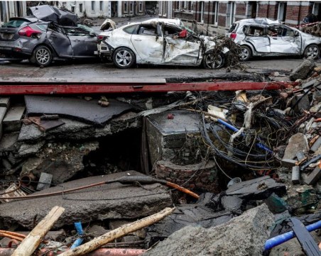 Отново потоп в Белгия – буря връхлетя страната и нанесе сериозни щети