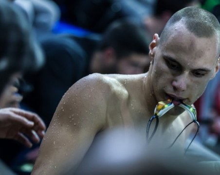 Антъни Иванов отпадна, не успя да се класира за полуфиналите на бътерфлай