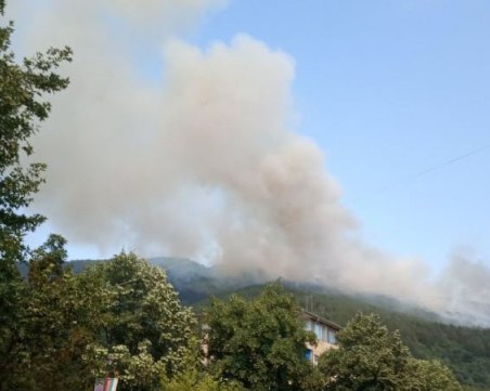 Пожарът край Твърдица вече е под контрол