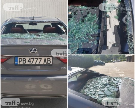 Вандализъм в Пловдив: Деца хвърлят балони с вода от 8 етаж, изпотрошиха автомобил