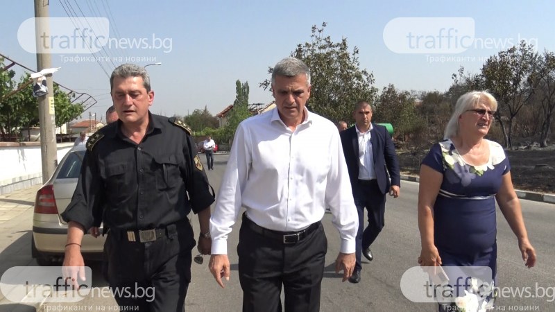 Стефан Янев пристигна в Старосел, призова хората да бъдат бдителни