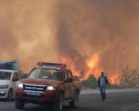 Няма опасност огромните пожари в С. Македония да прехвърлят границата ни