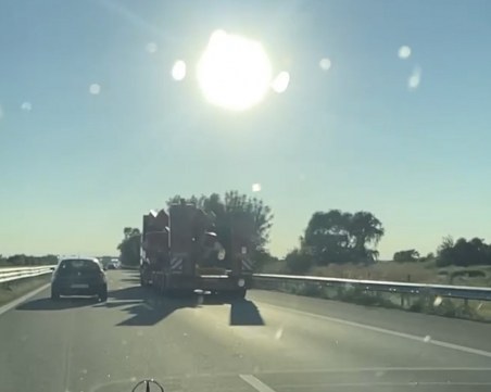 Кошмарна гледка заради тировете на АМ 