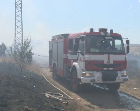 Голям пожар край Кремиковци