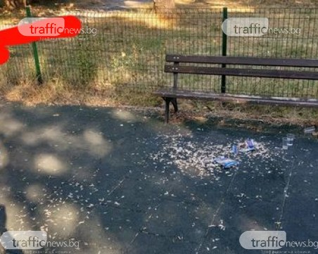 Пловдивчани превърнаха в кочина детска площадка на Гребната