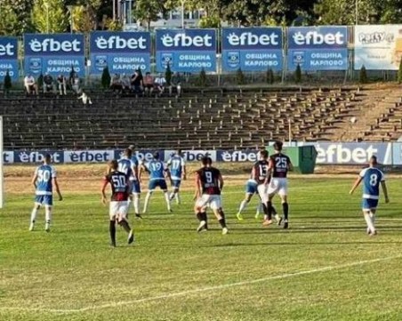 Дузпа в последната минута лиши Локомотив II от точка в Карлово