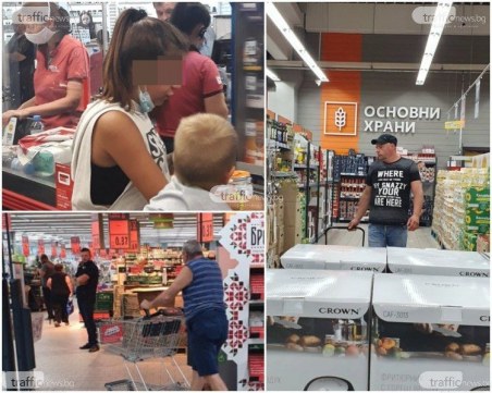 Заведенията ли са виновни? Клиенти пазаруват без маски във верига магазини в Пловдив, персонал и охрана – нехае