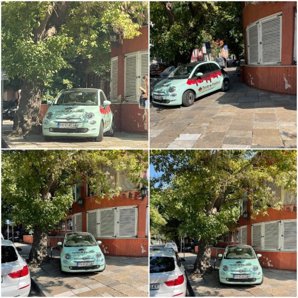 Поредно нагло паркиране в центъра на Пловдив