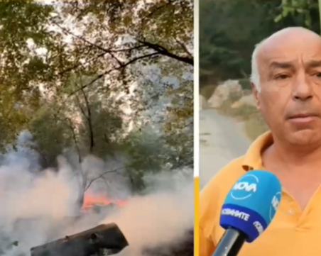 Безсънна нощ за хората в Югово заради пожара, в готовност са за евакуация