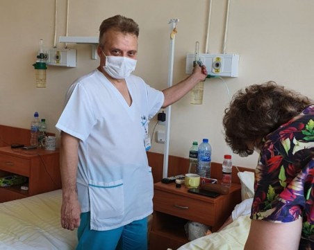 Възстановеното COVID отделение на МБАЛ 