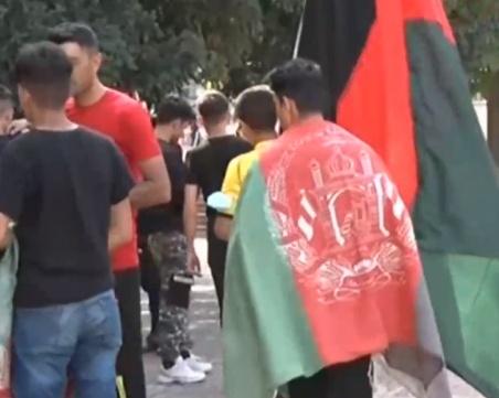 Афганистанци излязоха на шествие в София заради събитията в родината им