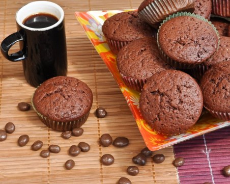 Лесни мъфини с шоколад