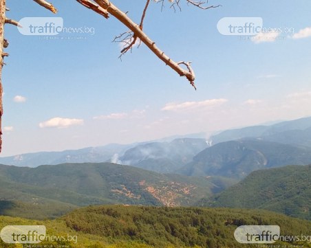 Очевидец: Ново огнище се разгоря край Югово
