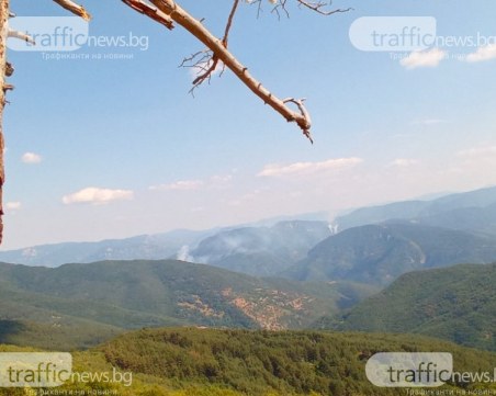 Началникът на пожарната в Асеновград: Няма опасност за хората в Югово и Нареченски бани
