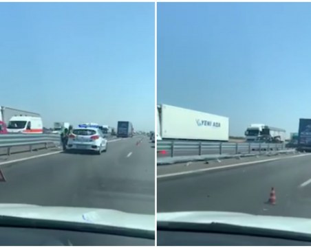 Двойна катастрофа блокира АМ 