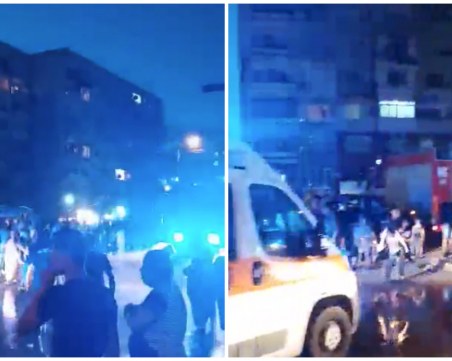 Пожар гори в жилищна сграда в Столипиново