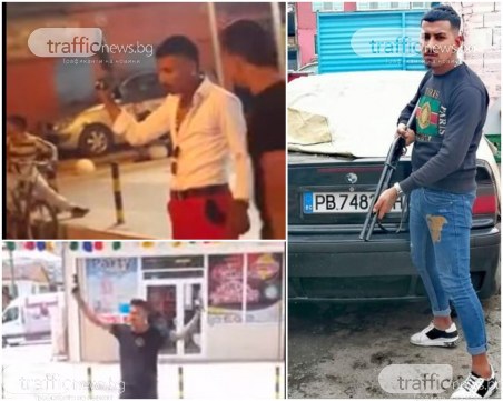 Отново в Столипиново: Младеж стреля с узи в центъра на махалата, позира с пушки и пистолети