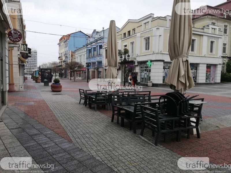 Община Пловдив в готовност да отмени тротоарното право на заведенията при локдаун