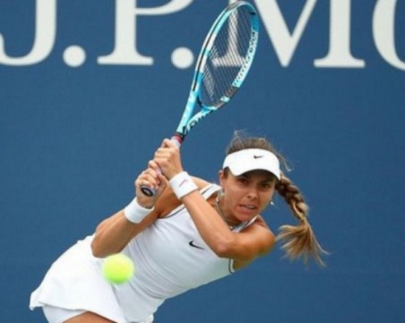 Виктория Томова отпадна от US Open след равностоен сблъсък
