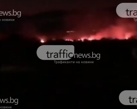 Четири екипа огнеборци са се борели с пожара край Белащица