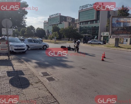 Катастрофа с моторист на Пещерско шосе