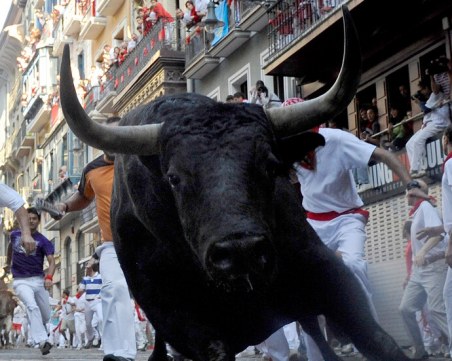 За пръв път от началото на пандемията: надбягване с бикове в Испания