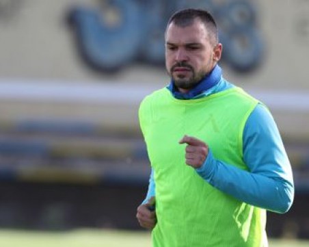 Божинов с първа тренировка със Славия