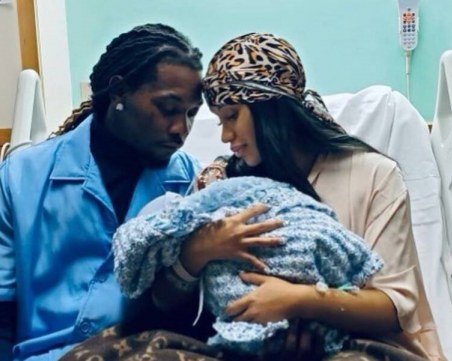 Карди Би и Офсет станаха родители на момченце