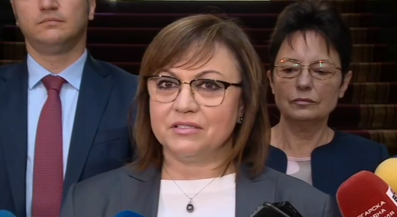 Корнелия Нинова: Не сме говорили за датата на изборите, в парламента обаче стават бели